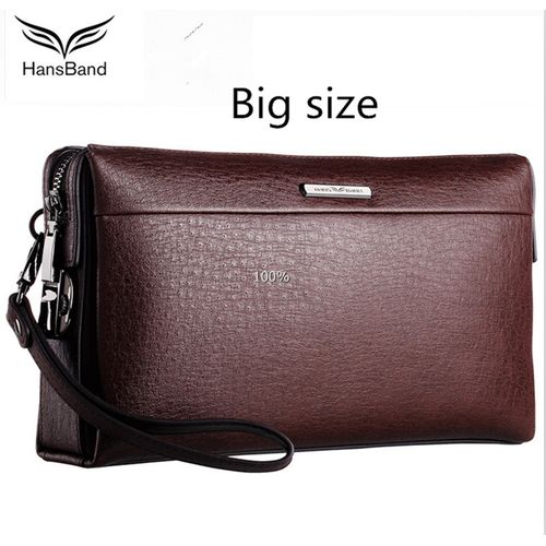 Buy Famous Men Wallets Genuine Leather Clutch Bag Cowhide Vintage Purse Large Capacity Clutch Wallet Carteira Masculina(brown Big) in Egypt