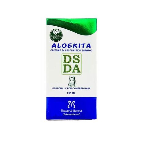 Buy Beauty & Beyond Aloekita Caffeine & Protein Shampoo Specially For Covered Hair 250 Ml in Egypt