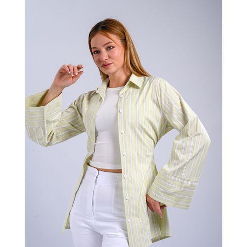 product_image_name-Generic-Mint Green Striped Women’s Shirt-2