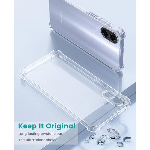 product_image_name-Generic-A thin, transparent protective case made of heat-resistant, scratch-resistant, shockproof, and anti-yellowing polyurethane silicone, compatible with the Samsung Galaxy A07 4G network by Senordo.-2
