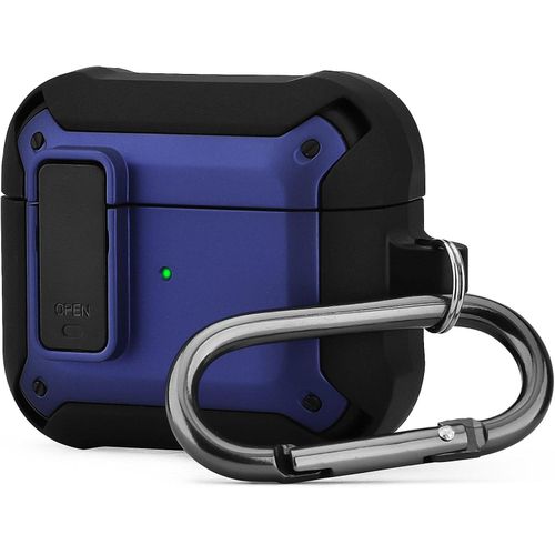 product_image_name-Generic-جراب سماعات AirPods 3 من تين تك مع قفل وسلسلة مفاتيح، غطاء حماية متين كامل الجسم بمواصفات عسكرية لأجهزة iPod من الجيل الثالث (2021)، تصميم زوايا ماص للصدمات، جراب متين، أزرق-1