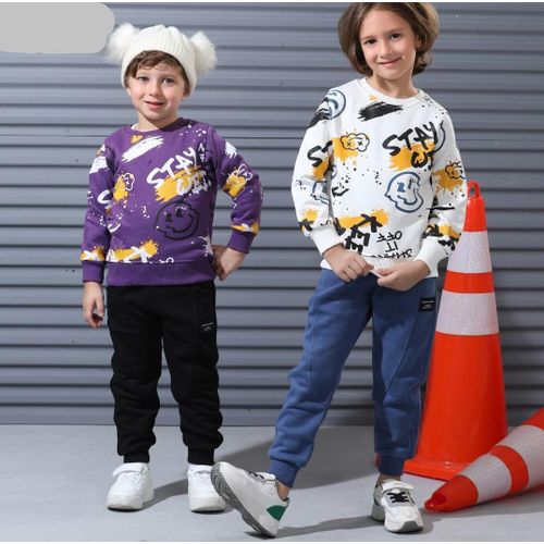 product_image_name-Generic-Kids Sports Wear Melton Cotton 100% - Comfortable Activewear-1