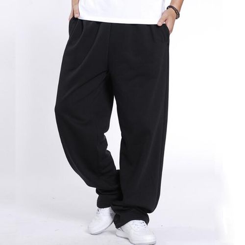 Generic Black Hip Hop Streetwear Sweatpants Men Joggers Cotton Sweat Pants Loose Baggy Track Trousers Male Clothes XXM Best Price Online Jumia Egypt