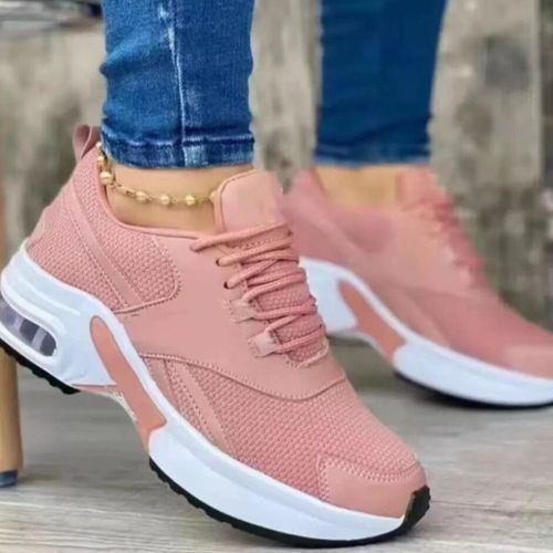 Women's Walking Shoes Fashion Air Cushion Thick Bottom Sneakers