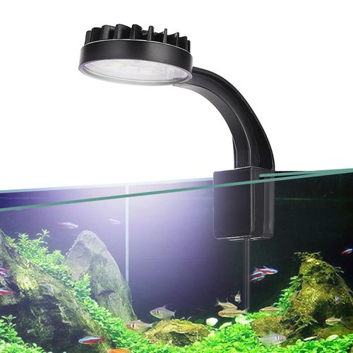 Generic Aquarium Light Mini Lamp Planted Clip Lamp Black Best