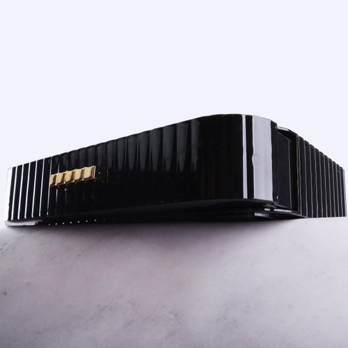 product_image_name-Generic-منظم مكياج أكريليك عرض لوحة دش منظم مجوهرات حافظة تخزين مستحضرات التجميل سطح المكتب للعداد سطح الطاولة المنزل (أسود، 2 درج)-6