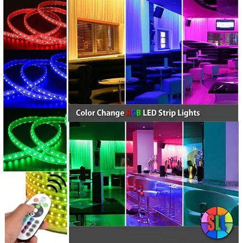 اشتري 10m Led Strip - Multi-Color Rgb  - Change Colors By Remote في مصر