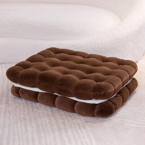 Real Life Biscuit Shape Plush Cushion Soft Creative Pillow Chair