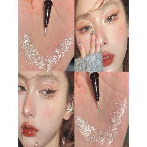 product_image_name-SHEIN-DIKALU قلم دودة الحرير الكاذبة , بريق الترتر دائم ليس من السهل خلع المكياج مكياج العين منتج للحفلة قطعة واحدة-1