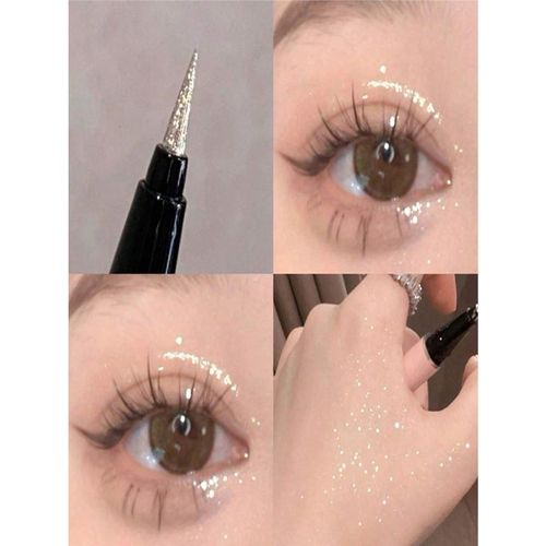 product_image_name-SHEIN-DIKALU قلم دودة الحرير الكاذبة , بريق الترتر دائم ليس من السهل خلع المكياج مكياج العين منتج للحفلة قطعة واحدة-5