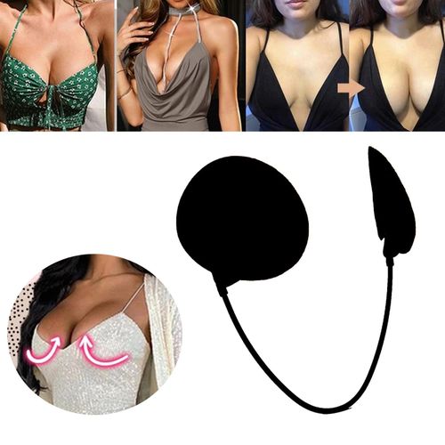 BLESS LINEN Black Frontless Bra for Women Push Up Frontless Backless  Strapless Bra Kit Wire Invisible Plunge Bra Kit