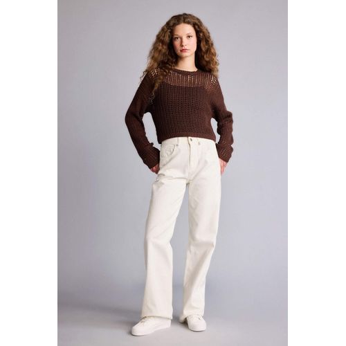 Defacto Regular Fit Boat Collar Pullover - image 2
