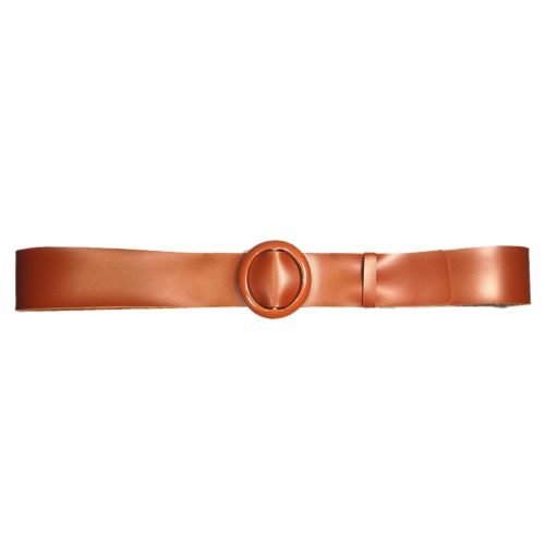 Generic Women's Leather Belt With Round Buckle Wide - Girls - Brown Color @  Best Price Online