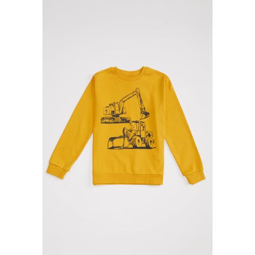 product_image_name-Defacto-Knitted Sweat Shirt - Yellow-1