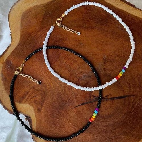 Generic Handmade Necklace Of Beads Tafsir Colors-Unisex @ Best Price Online