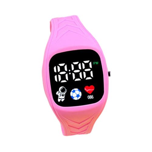 Generic Silicone Wristband Watch Colorful Led Digital Watch for Kids Pink Best Price Online Jumia Egypt