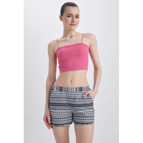 product_image_name-Defacto-Fall in Love Regular Fit Ethnic Patterned Swimming Shorts-1