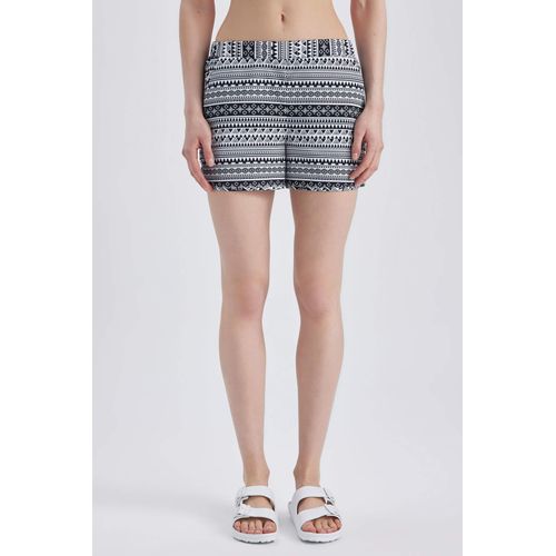 product_image_name-Defacto-Fall in Love Regular Fit Ethnic Patterned Swimming Shorts-5