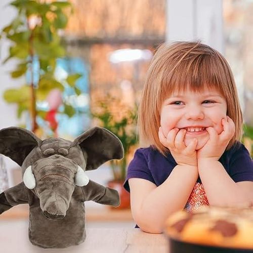 product_image_name-Generic-دمية يدوية ناعمة على شكل حيوان مزرعة، مزودة بفم وأذرع متحركة، مثالية لسرد القصص ولعب الأدوار والتعلم في مرحلة ما قبل المدرسة، لعبة تعليمية تفاعلية، هدية عيد ميلاد ممتعة للأطفال (بطة).-5