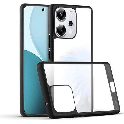 product_image_name-Generic- جراب حماية متوافق مع اوبو رينو 15F 5G، جراب شفاف بلوري غير لامع ولطيف على البشرة لحماية الوسادة الهوائية مضاد للاصفرار من البولي كربونات والبولي يوريثين الحراري (شفاف) -1