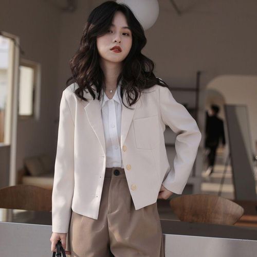 ∋﹍ 2022 new small fragrance Formal suit women suit Korean style