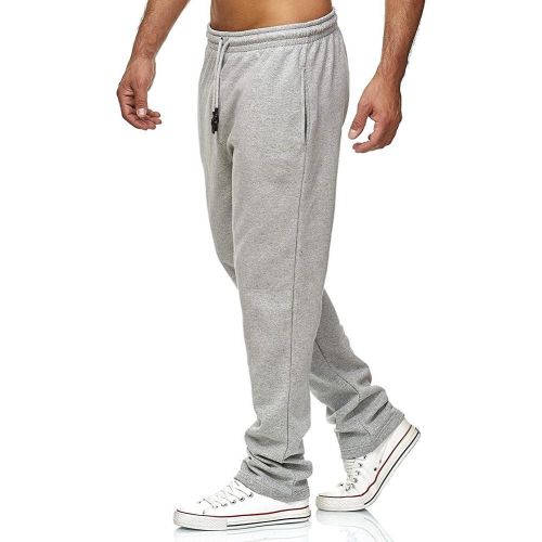 Generic (Light Grey)Drawstring Trousers Pants Sports Solid Color Men  Sweatpants Casual Gym Thick Warm Sportswear For Autumn Winter Men's  Clothing 20 XXM @ Best Price Online