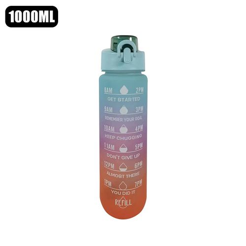 Buy Sports 1 Litre Water Bottle With Sw Outdoor Vel Portable Clear 1l in Egypt