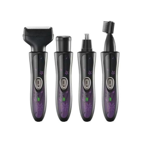 product_image_name-Kemei-4-in-1 Rechargeable Women's Shaver and Eyebrow Trimmer KM-7114-2