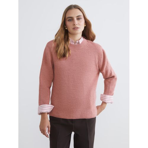 product_image_name-LC Waikiki-Crew Neck Self-Patterned Women's Knitwear Sweater-1