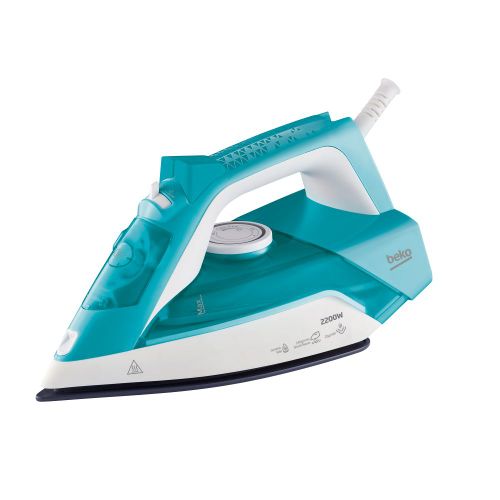 Buy Beko SIM 3122 T Ceramic Coated Soleplate  Steam Iron - 2200 Watt – Turquoise in Egypt