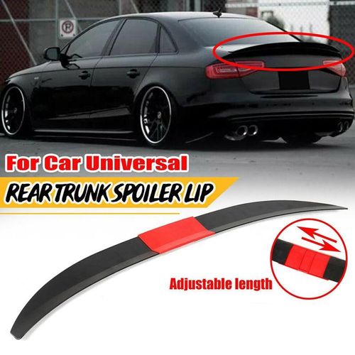 Generic Universal Car Spoiler, Adjustable Rear Trunk Spoiler Lip