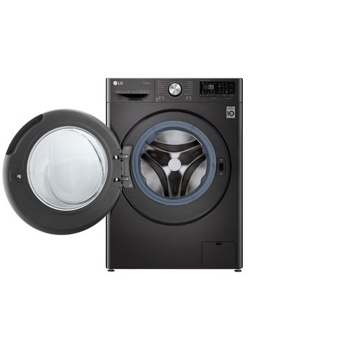 product_image_name-LG-F4V9RCP2E Front Load Washing Machine With Dryer - 10.5 Kg - Black-3