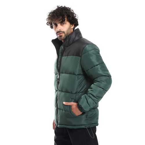 Dark Green Padded Vest - Buy online