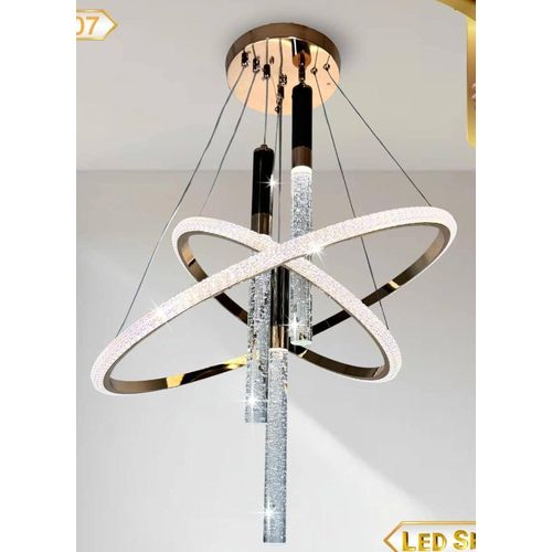 product_image_name-Generic-نجف ليد بالريموت اللون اسود-1