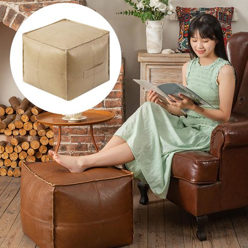 Generic Footstool Without Inner Filling For Bedroom Kids Room Foot Stool  Beige @ Best Price Online