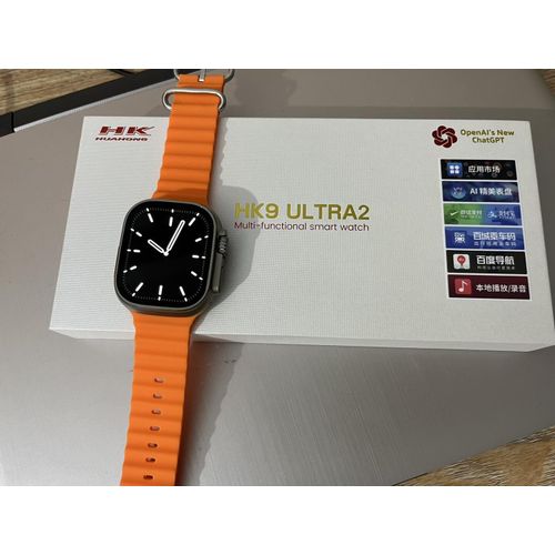 Generic ساعة ذكية HK9 Ultra 2 AMOLED مع ChatGPT، وجه ساعة AI، لهاتف آيفون  وأندرويد - رمادي @ Best Price Online