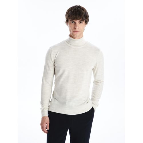 product_image_name-LC Waikiki-كنزة تريكو برقبة عالية بأكمام طويلة للرجال - LC وايكيكي-5