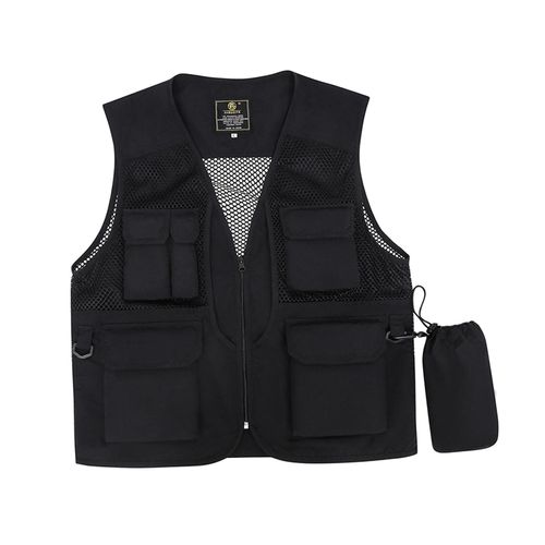 Generic Multifunction Men Fishing Vest 4 Pockets Breathable For Trip Black  XL @ Best Price Online