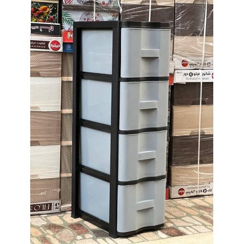 product_image_name-Khorshed-دولاب لتخزين 4 دور غويط متعددة الاستخدامات: مناسبة لتخزين الملابس والأحذية والألعاب والأدوات والمستلزمات المكتبية في أي غرفة من المنزل أو المكتب من البلاستيك من خورشيد بلاستك مقاس 120 ارتفاع *45 عرض*36 عمق لون رمادى 019523-2