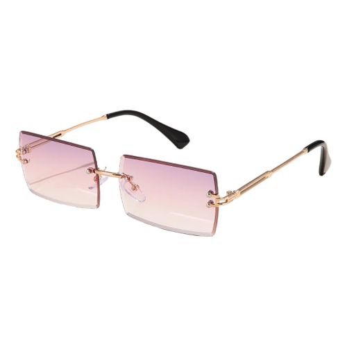 Fashion Super Small Fashion Chic Rimless Sunglasses Brand Designer Candy  Color - Light Yellow - CL18T60G5N6