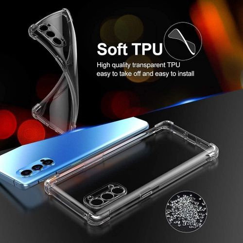 product_image_name-Generic-Shockproof Transparent Case Compatible with Oppo Reno 5-4