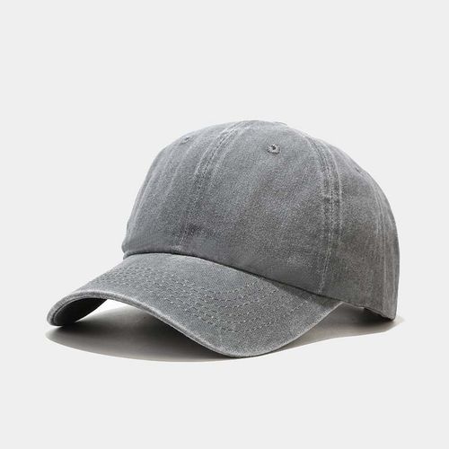 Fashion （gray）2022 New Spring Summer Cap Washed Cotton Baseball