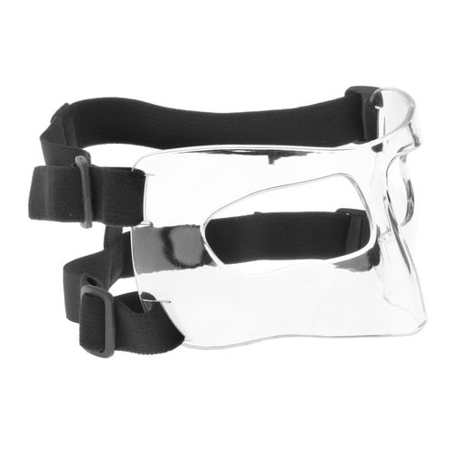 Generic Basketball Adjustable Strap Sports Face Nose Guard For