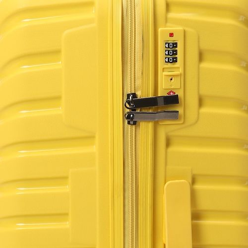 product_image_name-Crossland-حقيبة سفر كروسلاند المقاومة للصدمات مقاس كبير 84 سم / 33 بوصة بعجلات دوارة صامتة مع قفل تي اس ايه - مصنوعة من البولي بروبيلين، خفيفة الوزن-6