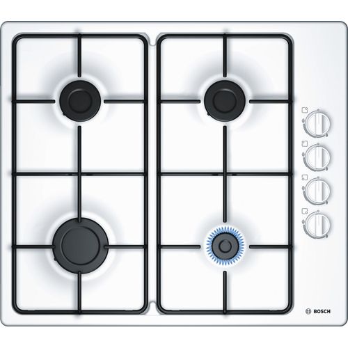 product_image_name-Bosch- مسطح غاز بلت إن 4 شعلة 60 سم لون ابيض تحكم جانبي PBP6C2B80O-1