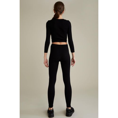 product_image_name-Defacto-Woman Seamles Legging Fit Leggings - Black-1