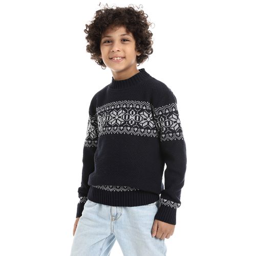 Caesar Wool Boys Pullover With Multi Design Best Price Online