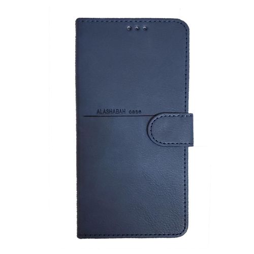 product_image_name-Generic-غطاء جلدي كامل بفتحات بطاقات لهاتف Realme XT - أزرق-1