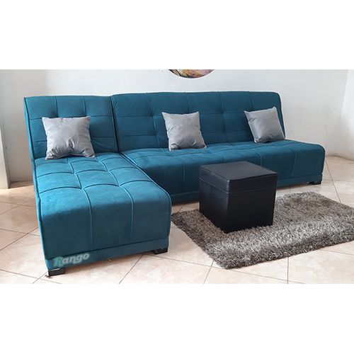 Buy Rango Corner Bed - 260*190 Cm - Teal in Egypt