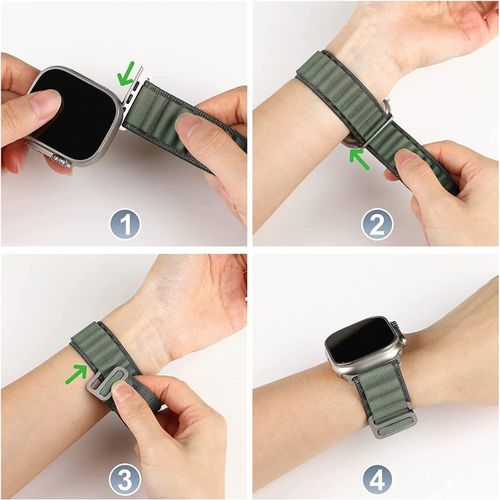 Generic Tin Tech Compatible With Apple Watch Series Ultra Ultra 2 Band 49mm 45mm 44mm 42mm Nylon Sport Loop Band For Apple Watch Ultra SE 1 2 3 4 5 6 7 8 Black Turquoise Best Price Online Jumia Egypt